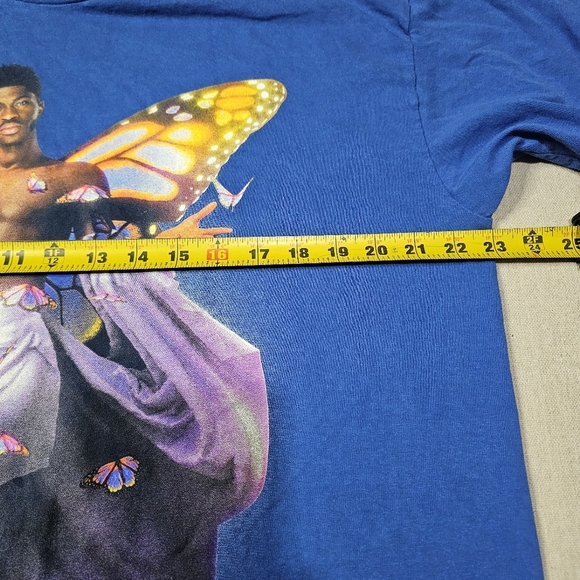Lil Nas X Long Live Motero Tour/Concert Tee Shirt Mens Size Extra Large Blue - Picture 5 of 6